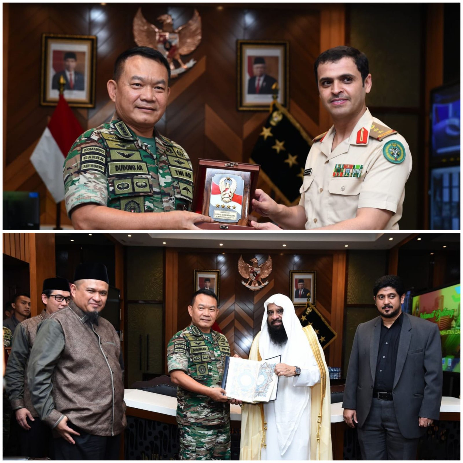 Al Qur’an dan Kurma Dari Raja Arab Saudi Untuk Warga Mabesad