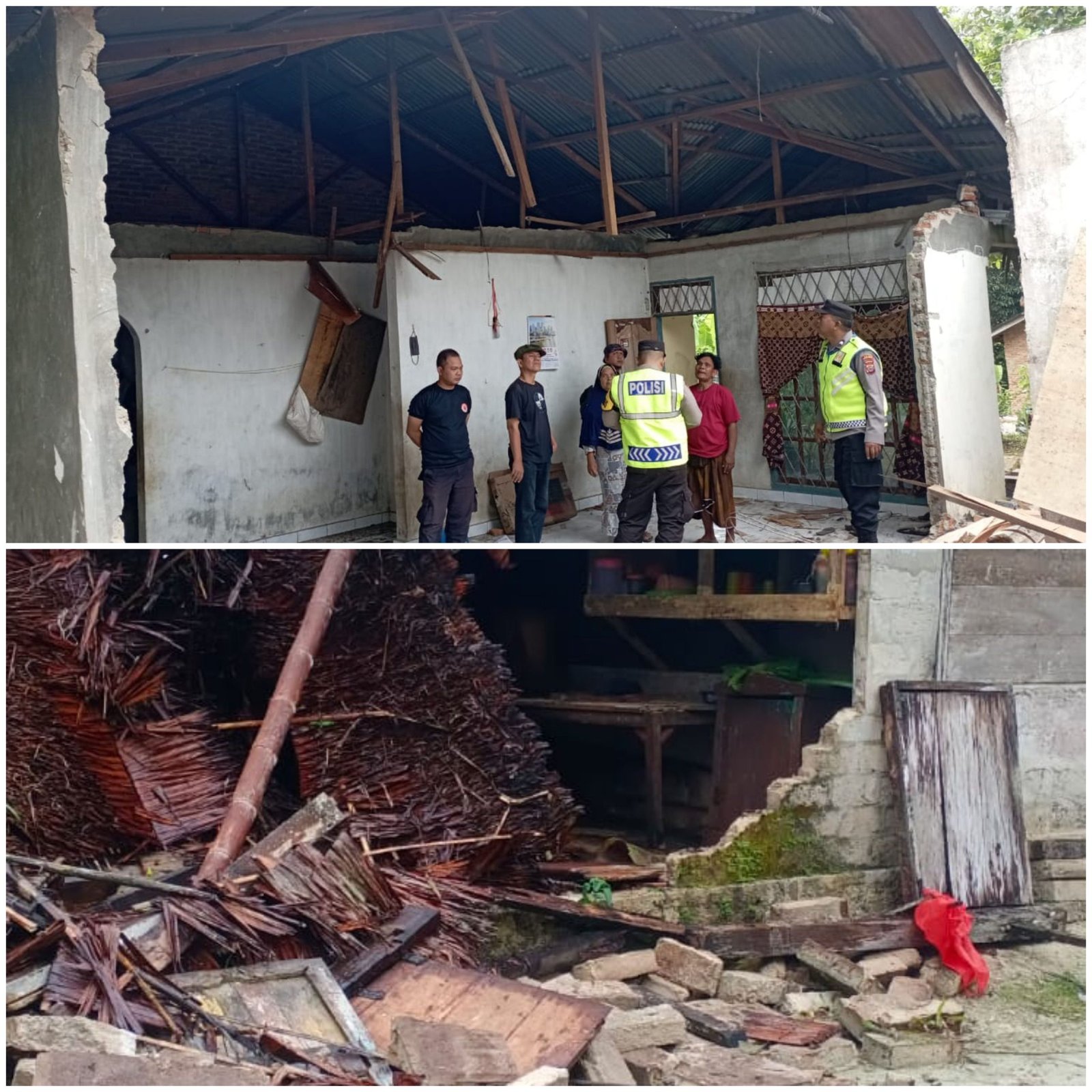 Dua Rumah Rusak Pasca Gempa M6,9 Kepulauan Mentawai