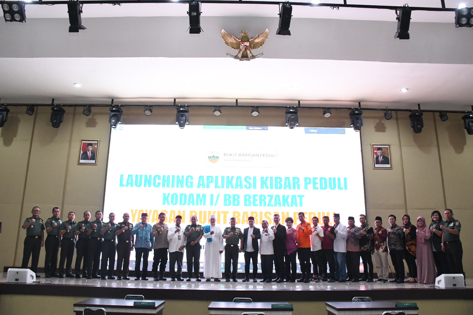 Pangdam Resmikan Aplikasi Kibar Peduli Yang Bisa Membantu Masyarakat Dengan Memberikan Kail