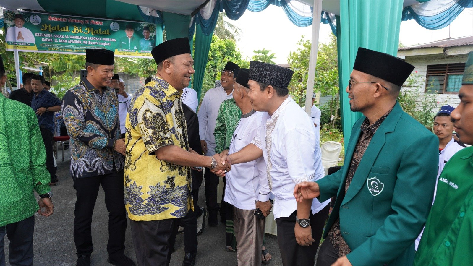 Hadiri Halal Bi Halal Al Washliyah Langkat, Syah Afandin Ajak Taati Allah