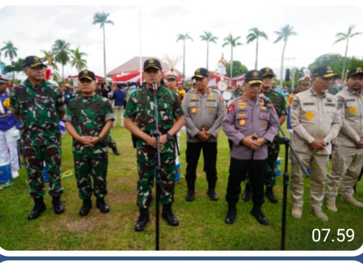Kasad Dampingi Panglima TNI Buka Latsitarda Nusantara XLIII