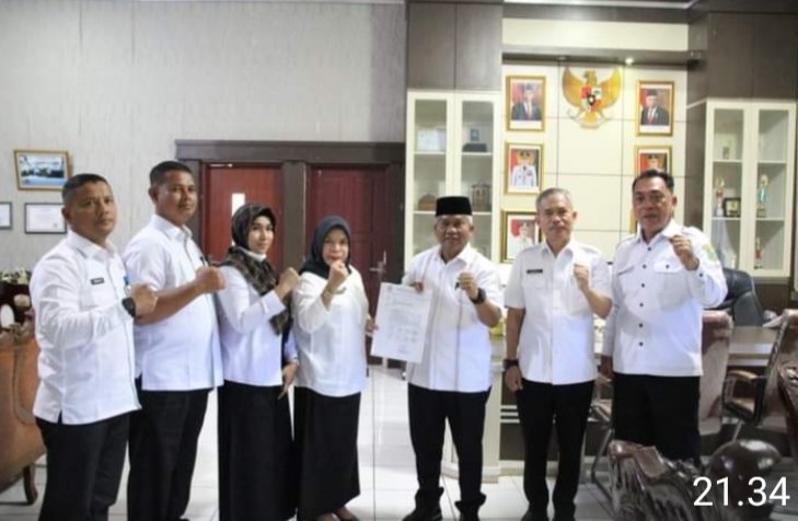 Pemkab Palas Terima DBH PKB dan BBNKB Untuk Bulan Januari Pebruari Maret 2023