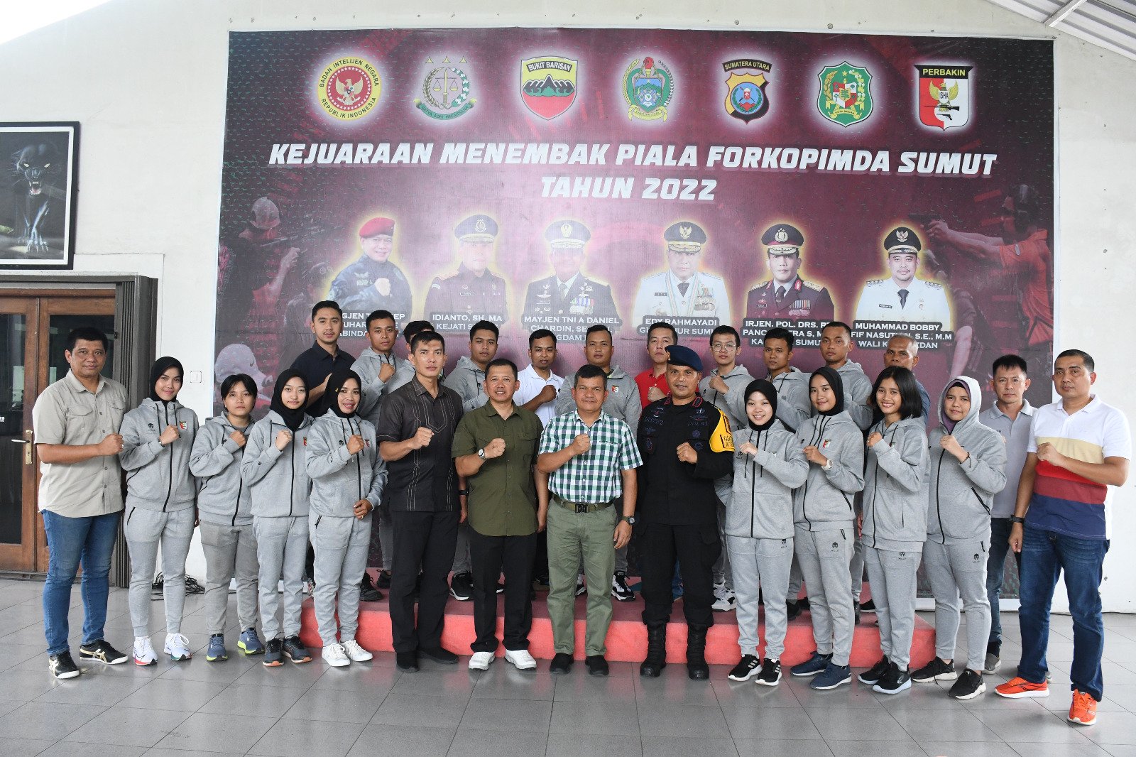 Pangdam I/BB Lepas Atlet Perbakin Sumut Ikuti Kejurnas Menembak Kasau Cup 2023