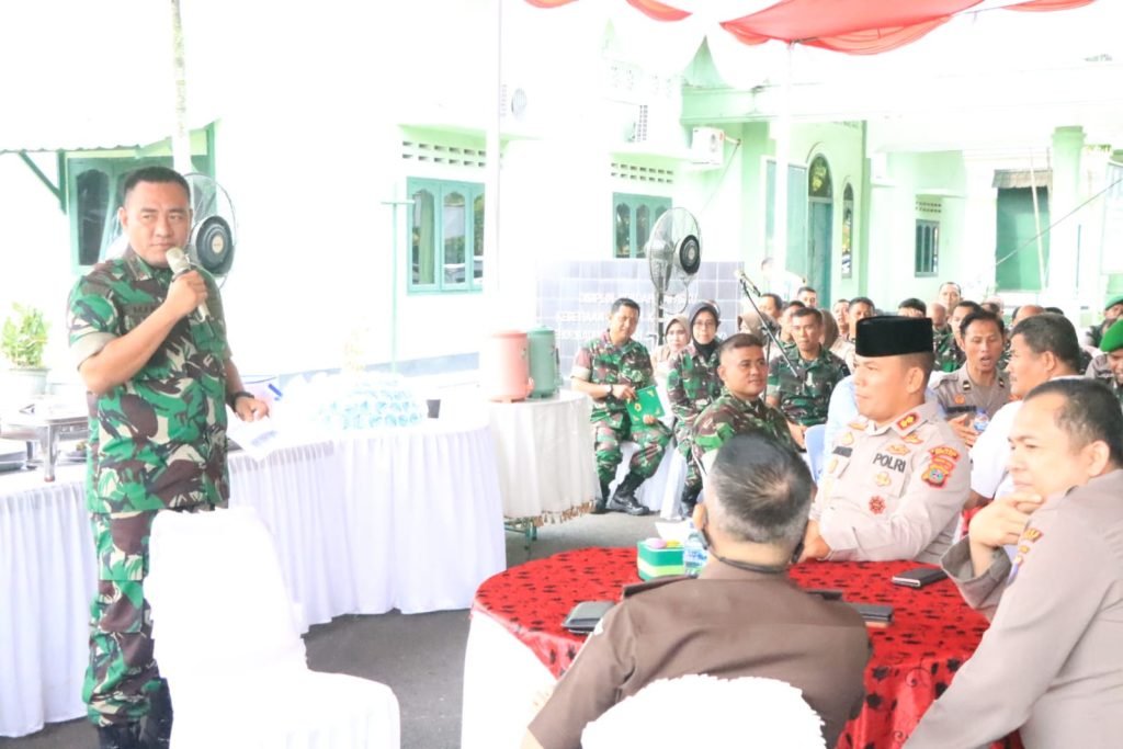 Halal Bilhalal TNI dan Polri, Dandim 0203/LKT: Tetap Solid Menjaga Situasi Kamtibmas di Langkat – Binjai