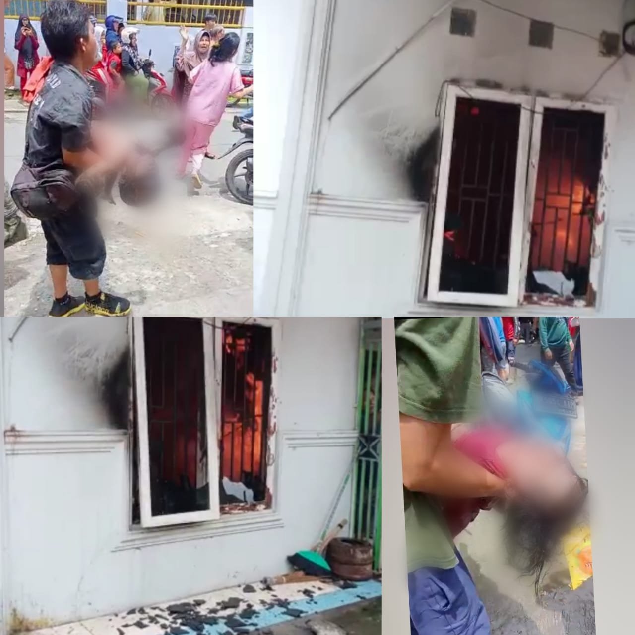 Rumah Permanen Terbakar di Medan Amplas, 2 Balita Meninggal Dunia