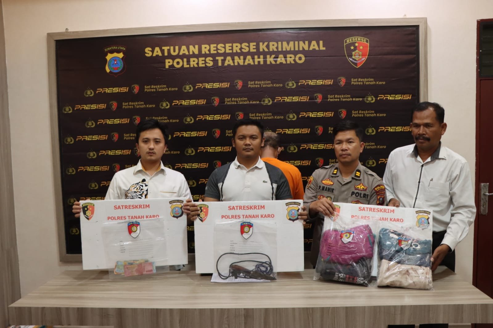 Kurang Dari 12 Jam, Polres Tanah Karo Tangkap Pelaku Perampokan Pemilik Klinik di Berastagi