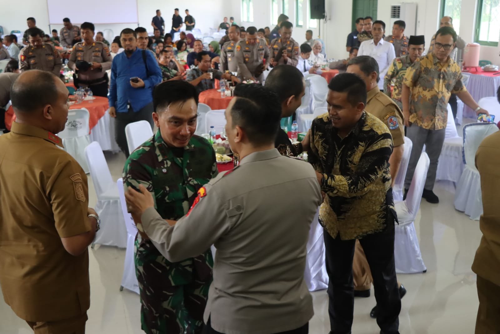 Kapolresta Deli Serdang Bersama PJU Hadiri Halal Bi Halal Kodim 0204/DS