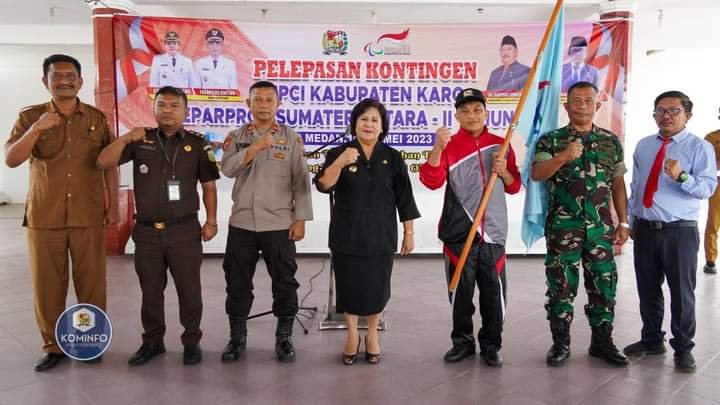 Bupati Karo Lepas Atlet Paralimpik Mengikuti Pekan Olahraga Paralimpik Sumatera Utara