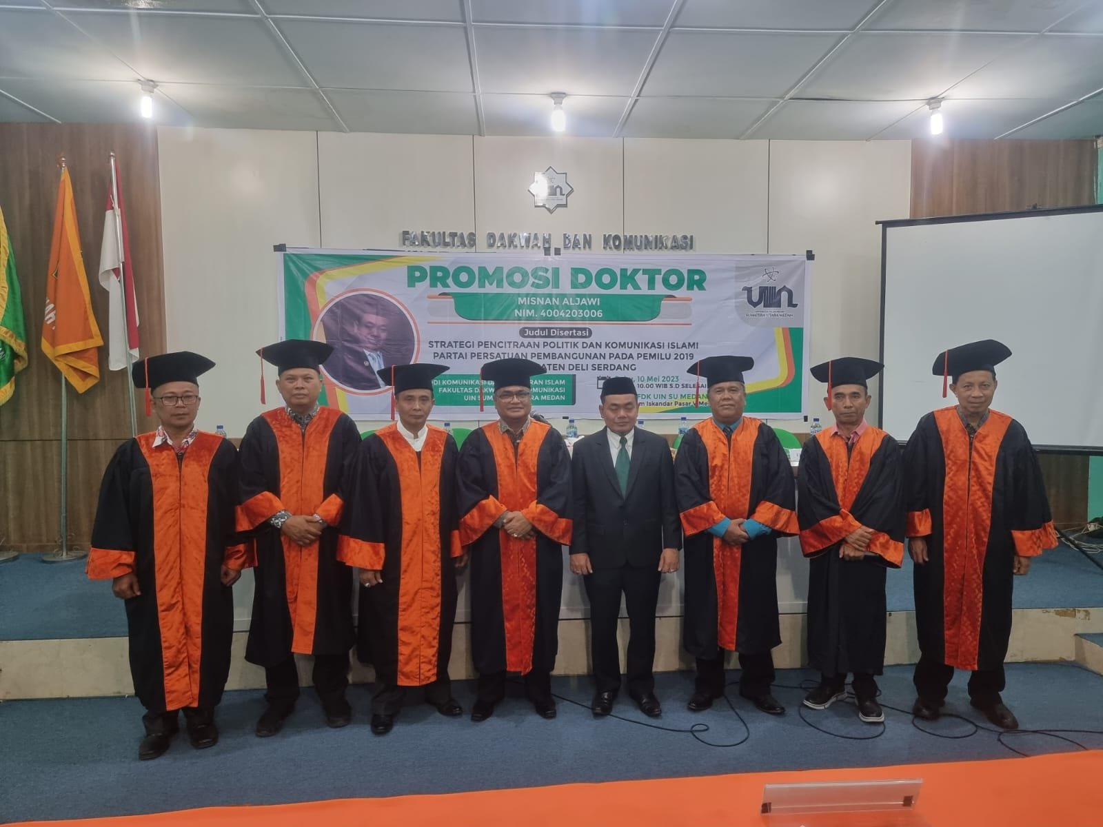 Ketua DPC PPP Deli Serdang, Sandang Gelar Doktor