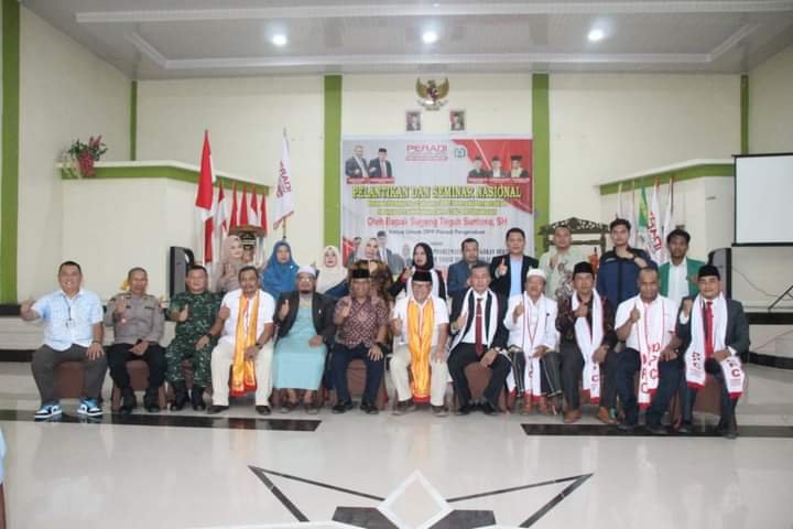 Pelantikan DPC PERADI Pergerakan Kabupaten Palas Dihadiri Plt Bupati