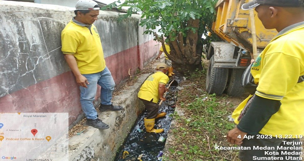 Sebulan, 4.000 Meter Drainase di Medan Utara Tuntas Dinormalisasi
