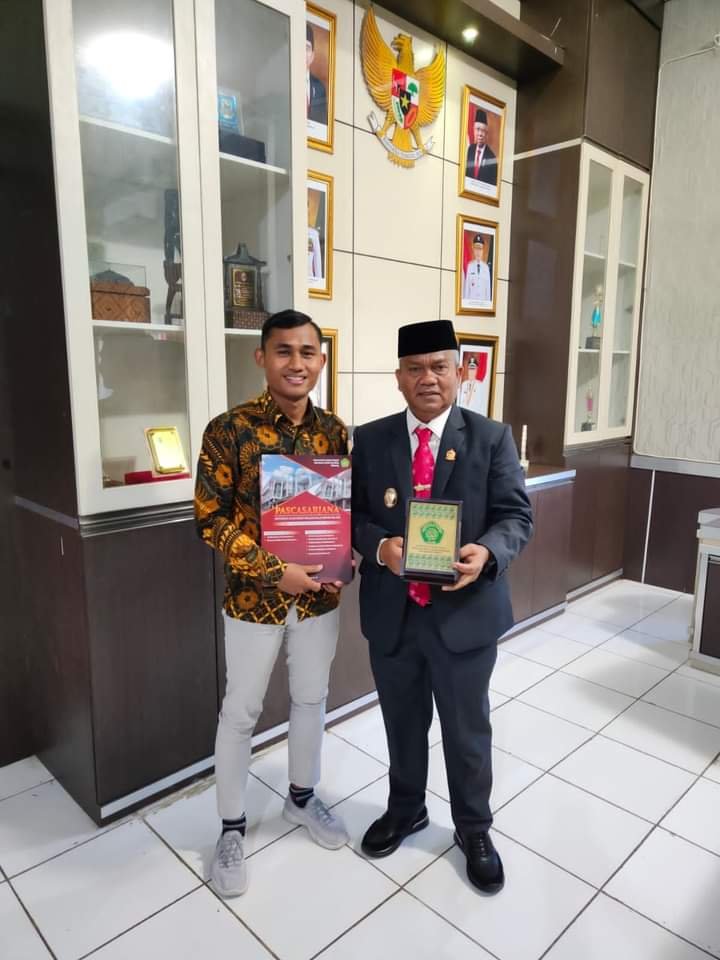 Plt Bupati Palas Terima Kunjungan Wisudawan Terbaik S2 UIN Maulana Malik Ibrahim Malang