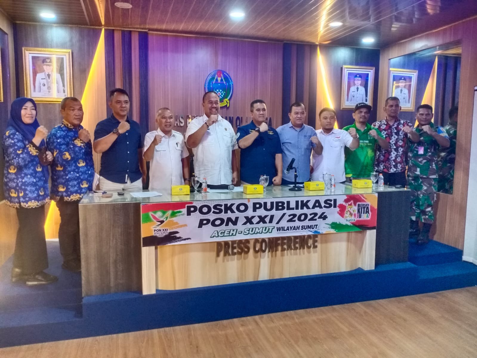 Posko Publikasi PON XXI/2024 Resmi Dibuka, FASI Sumut Target 20 Medali Emas