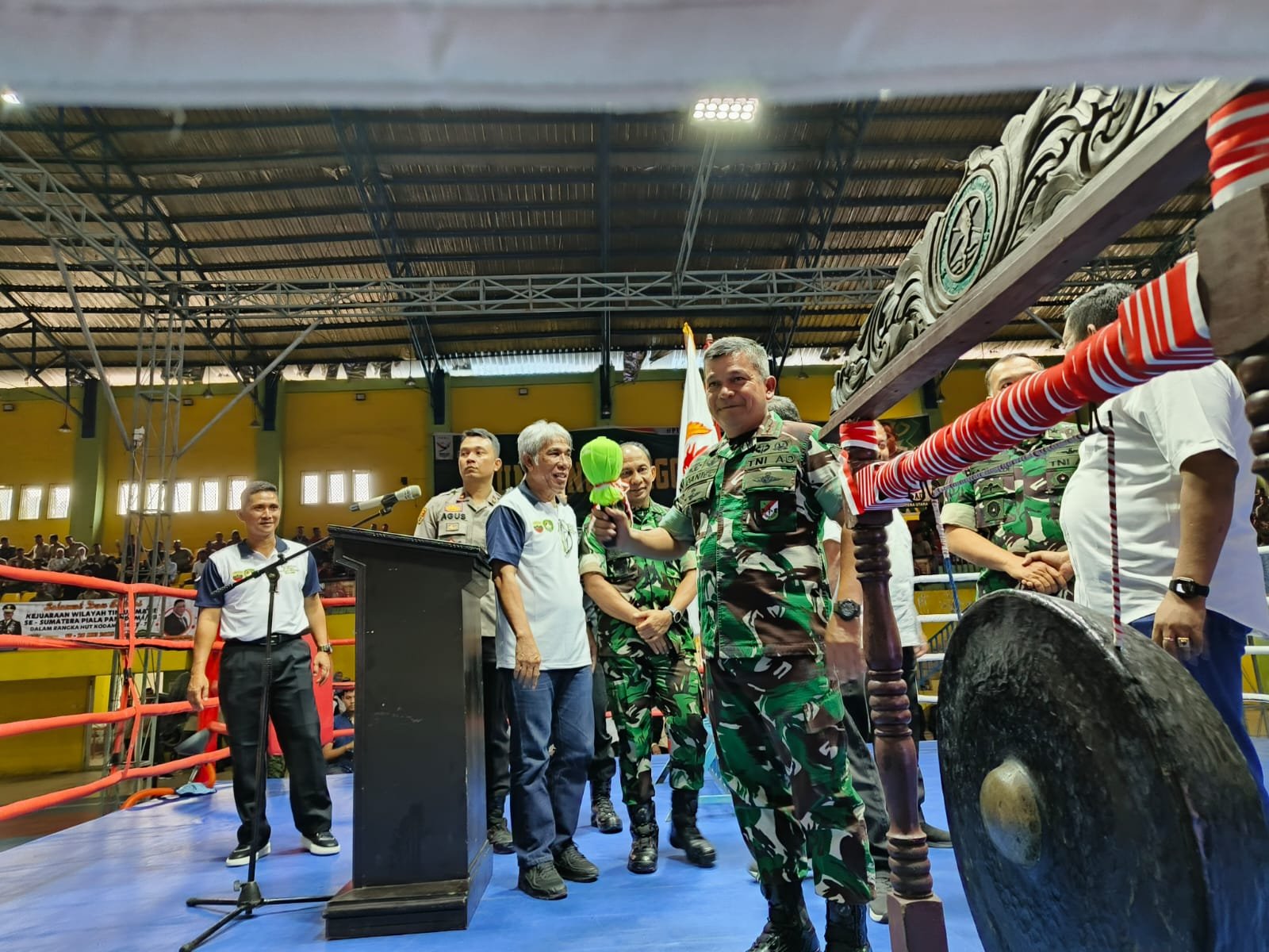 Kejuaraan Wilayah Tinju Amatir se Sumatera Utara Perebutkan Piala Pangdam I/BB