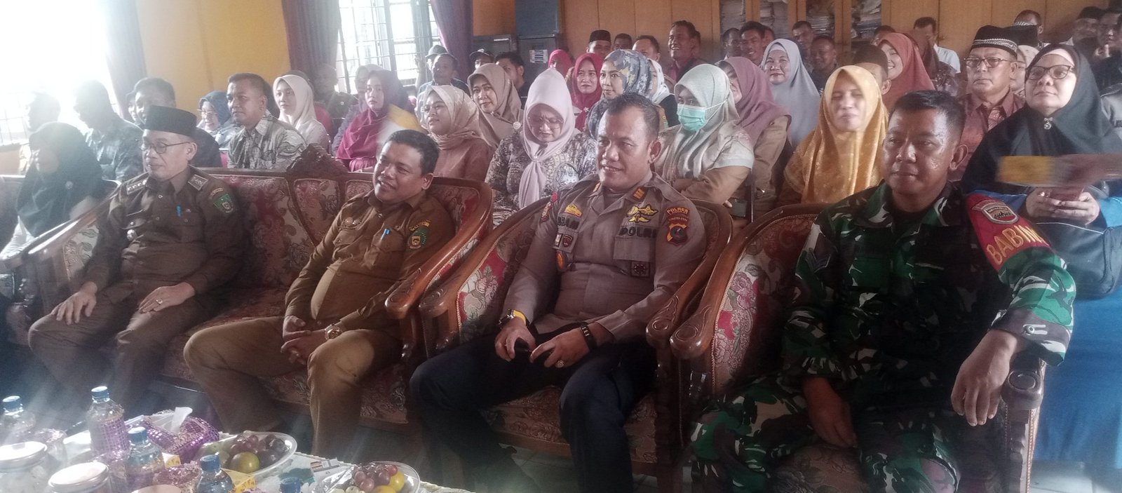 Pisah Sambut Camat Berandan Barat Dari Muhammad Harmain, S.STP Kepada Fathan Nur,S.Sos