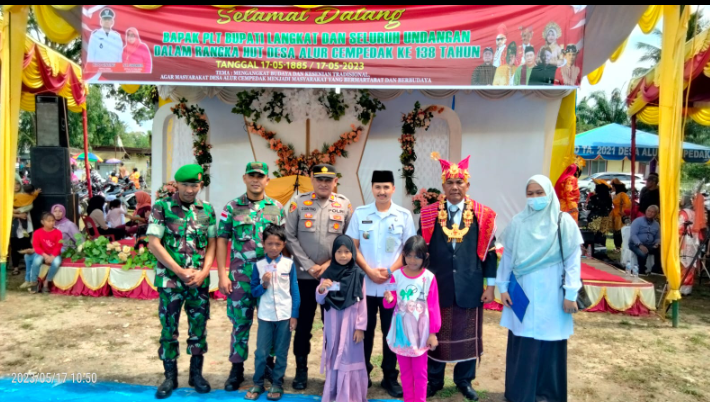 Dalam Rangka HUT Desa Alur Cempedak ke 138 Tahun,Masyarakat Pangkalan Susu Antusias Merayakanya
