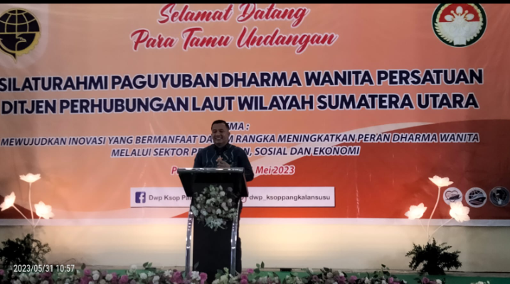 Silahturahmi Paguyuban Dharma Wanita Persatuan Ditjen Perhubungan Laut Wilayah Sumatera Utara.