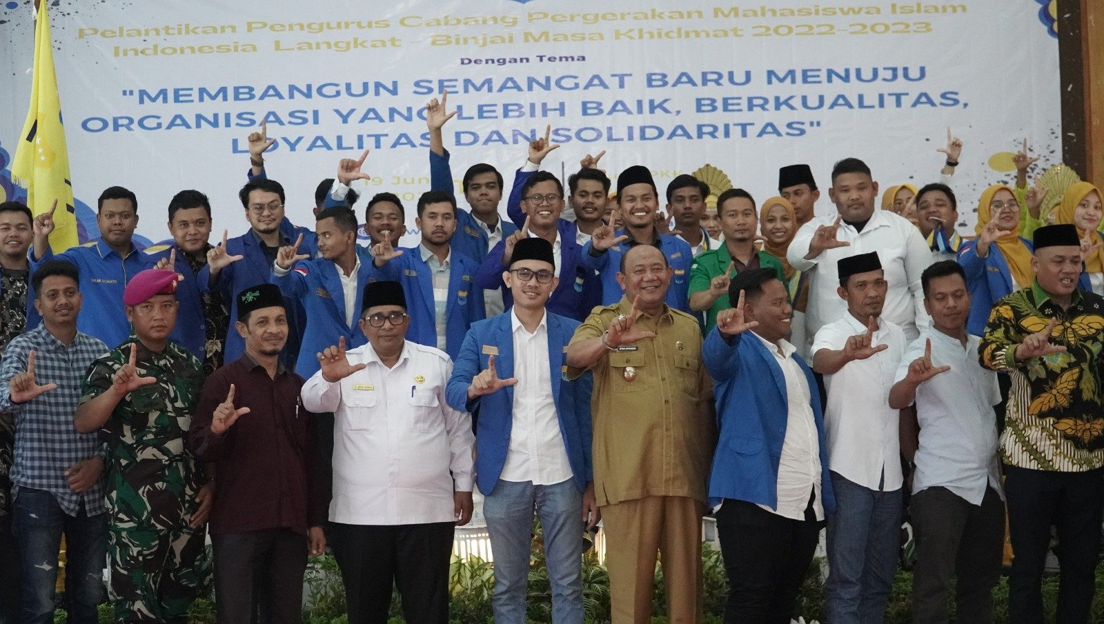 Usai Dilantik, PMII Langkat-Binjai Do’akan Syah Afandin Kembali Pimpin Langkat di 2024-2029