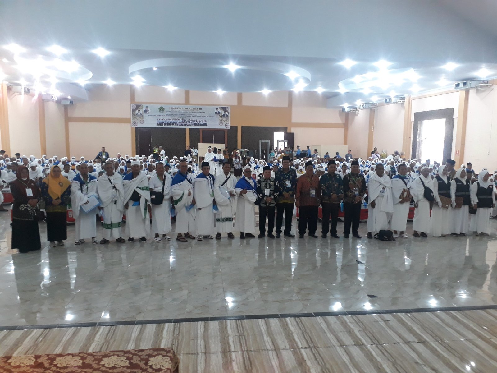 Memakai Ihram Kloter 16 Langsung Berangkat ke Mekkah