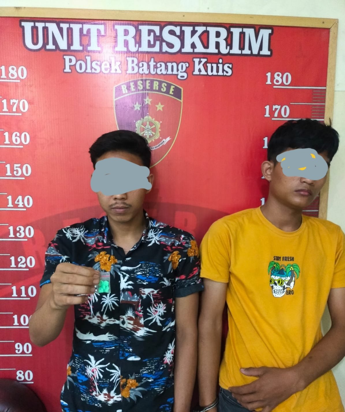Polsek Batang Kuis Ringkus Pengedar Ekstasi