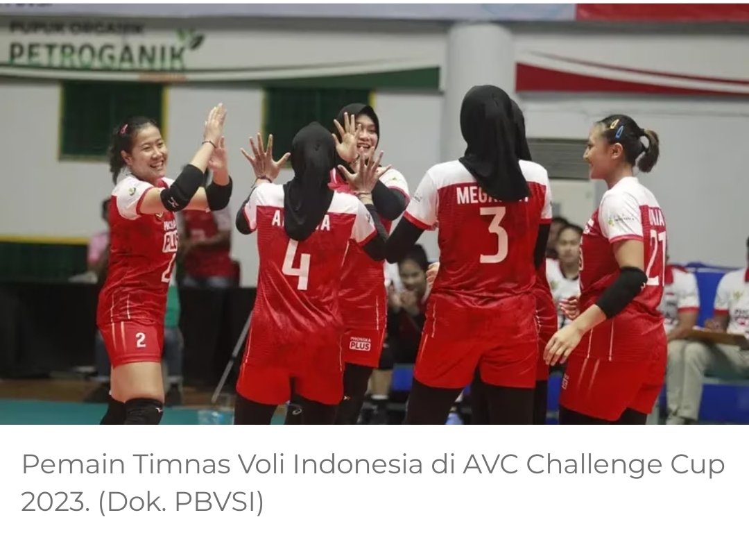 Kalah Dramatis dari Vietnam, Indonesia Runner Up AVC Challenge Cup