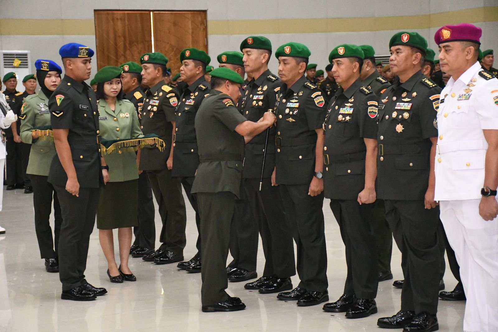 Pangdam I/BB Pimpin Sertijab Kasdam, Danrem 023/KS dan 7 Pamen