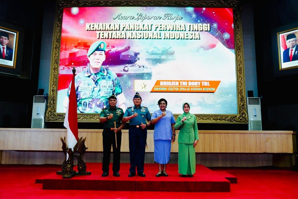 Kolonel Inf Dody Triwinarto Resmi Naik Pangkat Jadi Brigjen TNI