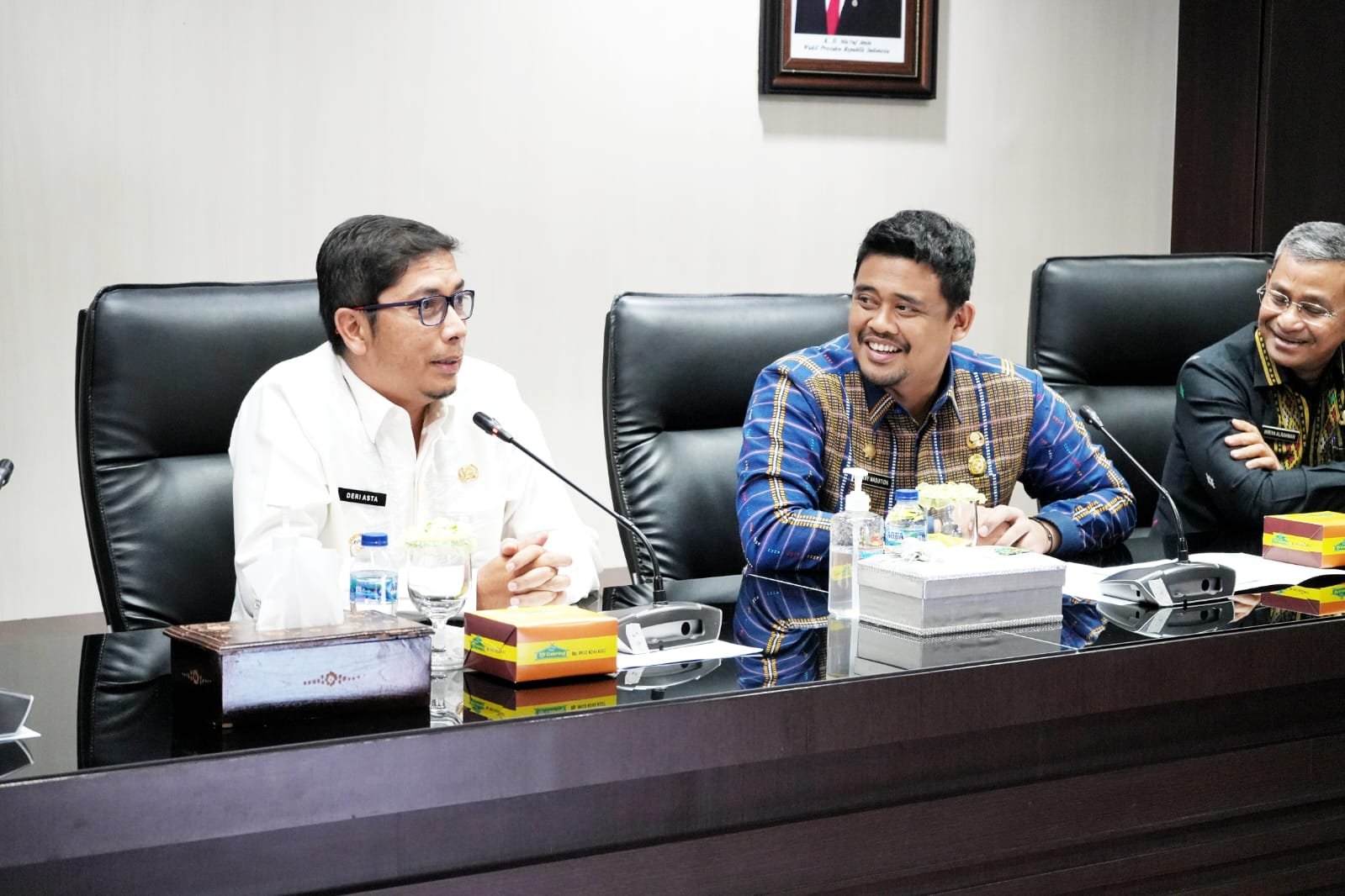 Terima Kunjungan Wali Kota Sawahlunto, Bobby Nasution: Tahun Ini Pembangunan Medan Lebih Massif