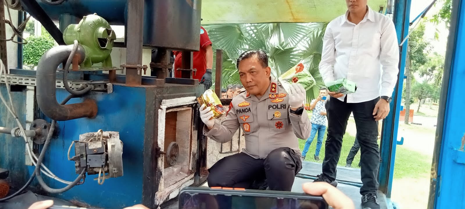Polda Sumut Musnahkan Narkoba Senilai Rp 690 Miliar