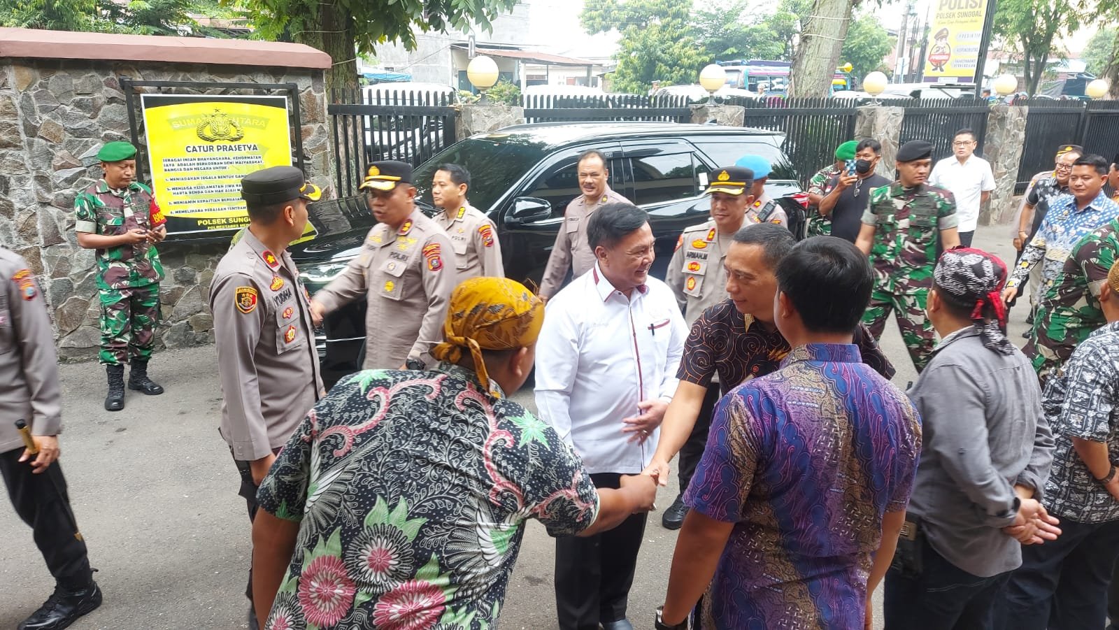 Kompolnas Kunjungi Polsek Sunggal Sebagai Polsek Terbaik Type A Kompolnas Award 2023.