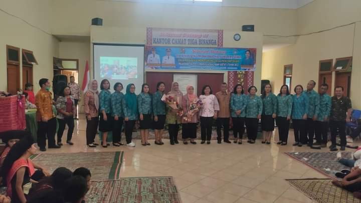 Tim PPK Sumut Monitoring Pelaksanaan IVA TEST TP. PKK  Kecamatan Tiga Binanga