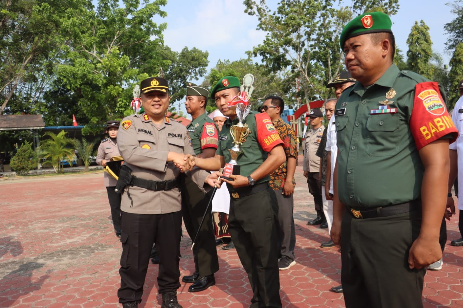 Polres Langkat Tingkatkan Harkamtibmas Menjelang Pemilu 2024,Dalam Rangka HUT Bhayangkara Ke- 77 Tahun.