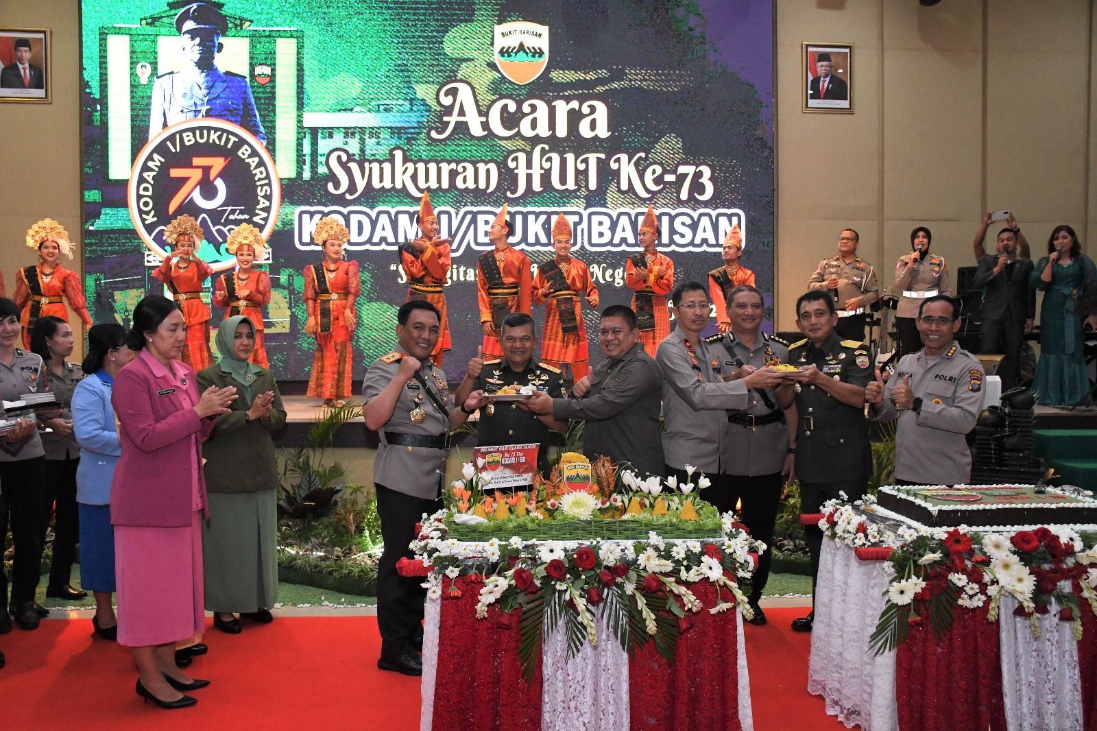 Syukuran HUT Ke-73 Kodam I/BB, Momentum Kuatkan Sinergi TNI untuk Negeri