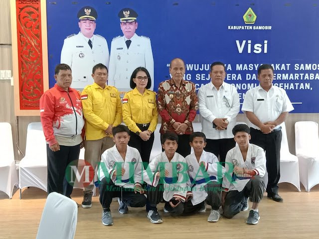 Wabup Samosir Terima Audensi Ria Gurning, Jelang Fornas