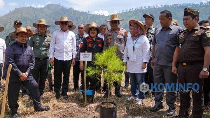 Peringati Hari Lingkungan Hidup Sedunia, Forkopimda Sumut dan Karo Tanam Pohon
