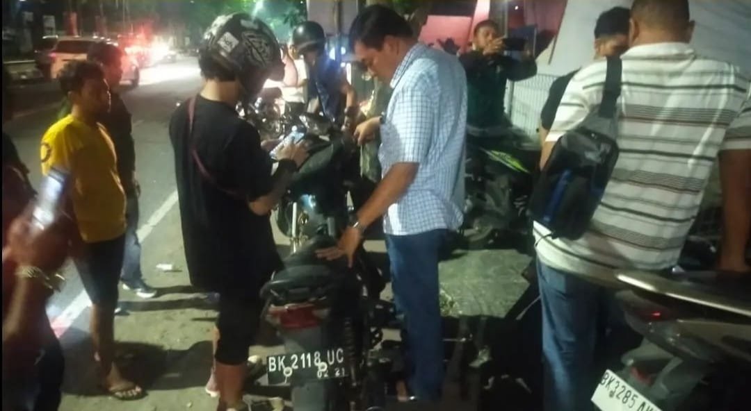 10 Remaja Kendarai Sepeda Motor Knalpot Blong Diamankan