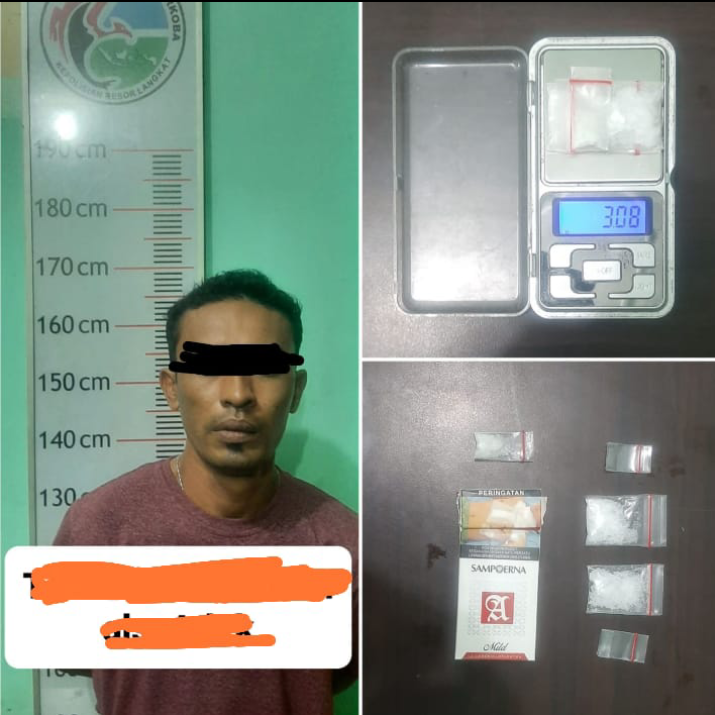 OPS Antik Toba,Polres Langkat Amankan Sorang Pemilik Sabu 3,08 Gram.