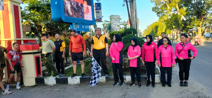 Sambut HUT Bhayangkara ke-77,Polres Langkat Adakan Perlombaan Olah Raga & Donor Darah