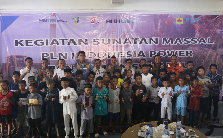 PLTU Pangkalan Susu Adakan Kegiatan Sunatan Massal, 48 Anak Berpartisipasi