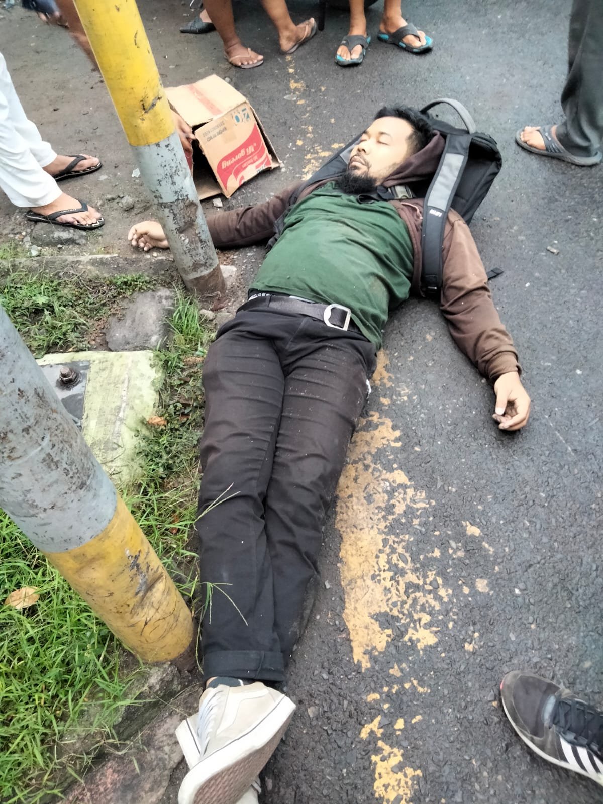 Keluarga Siapa Ni! Pengendara Sepeda Motor Ditemukan Meninggal Dunia