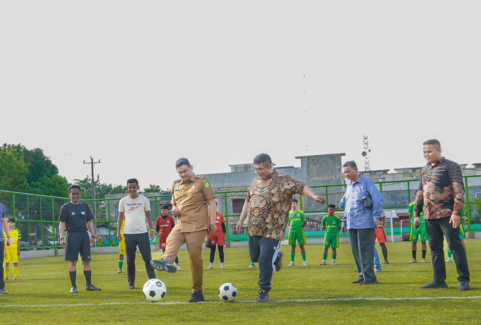 Bobby Nasution Resmikan Lapangan Gajah Mada, Wujudkan Generasi Muda Berkualitas dan Berprestasi