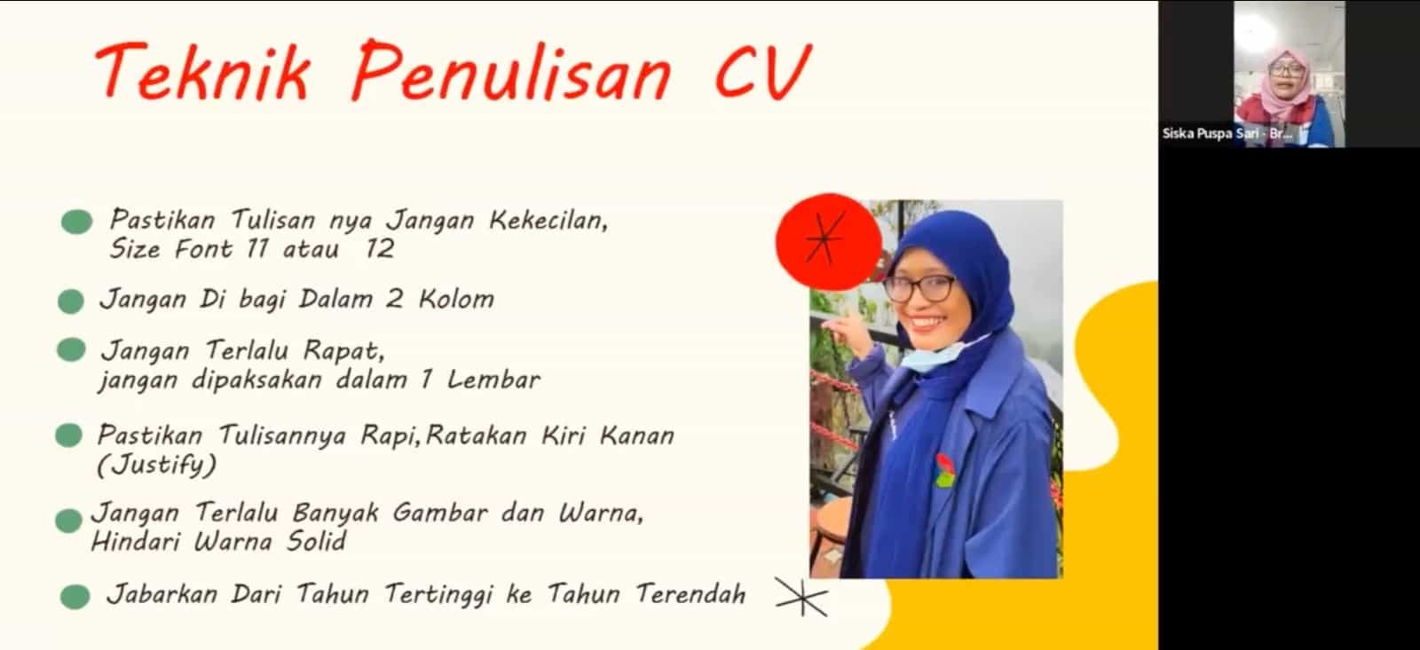 Ingin Lolos Lamaran Pekerjaan?, Ini Tips Membuat CV Ala Perwira Pertamina