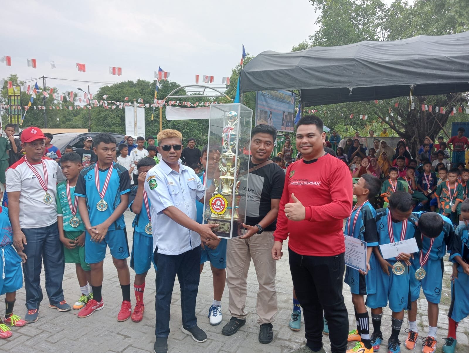 Turnament Sepakbola U-12 Sukses, Camat Medan Belawan Apresiasi Karang Taruna Sicanang