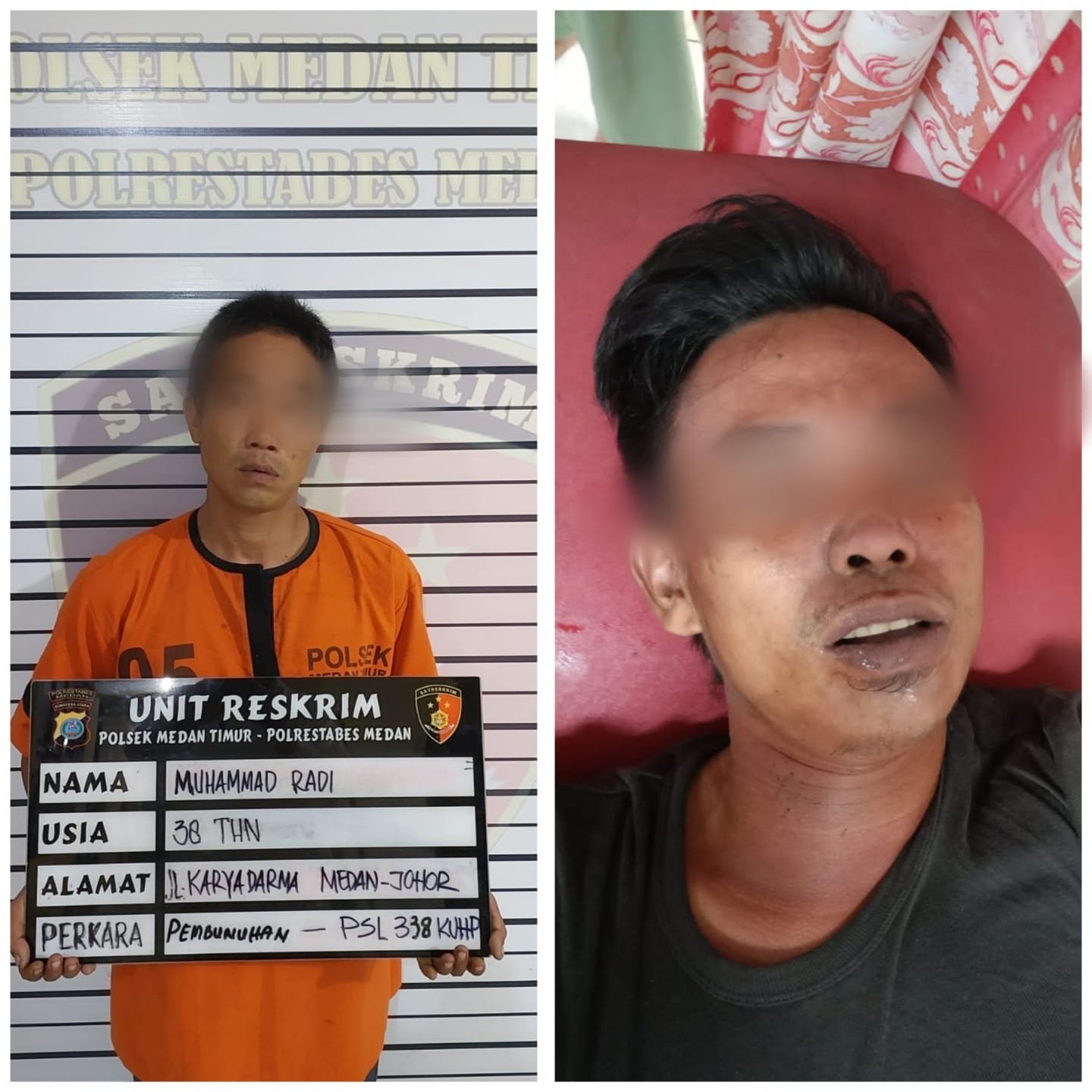 Dipicu Cemburu Suami  Bunuh Sepupu