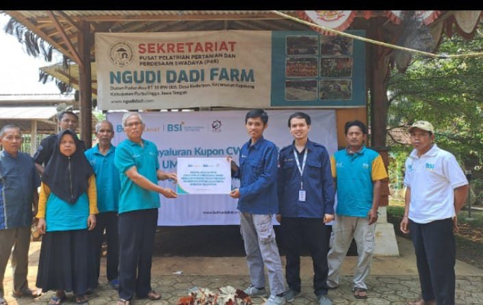 BSI Maslahat Salurkan Hasil Investasi Dana Wakaf CWLS SWR 003 untuk UMKM