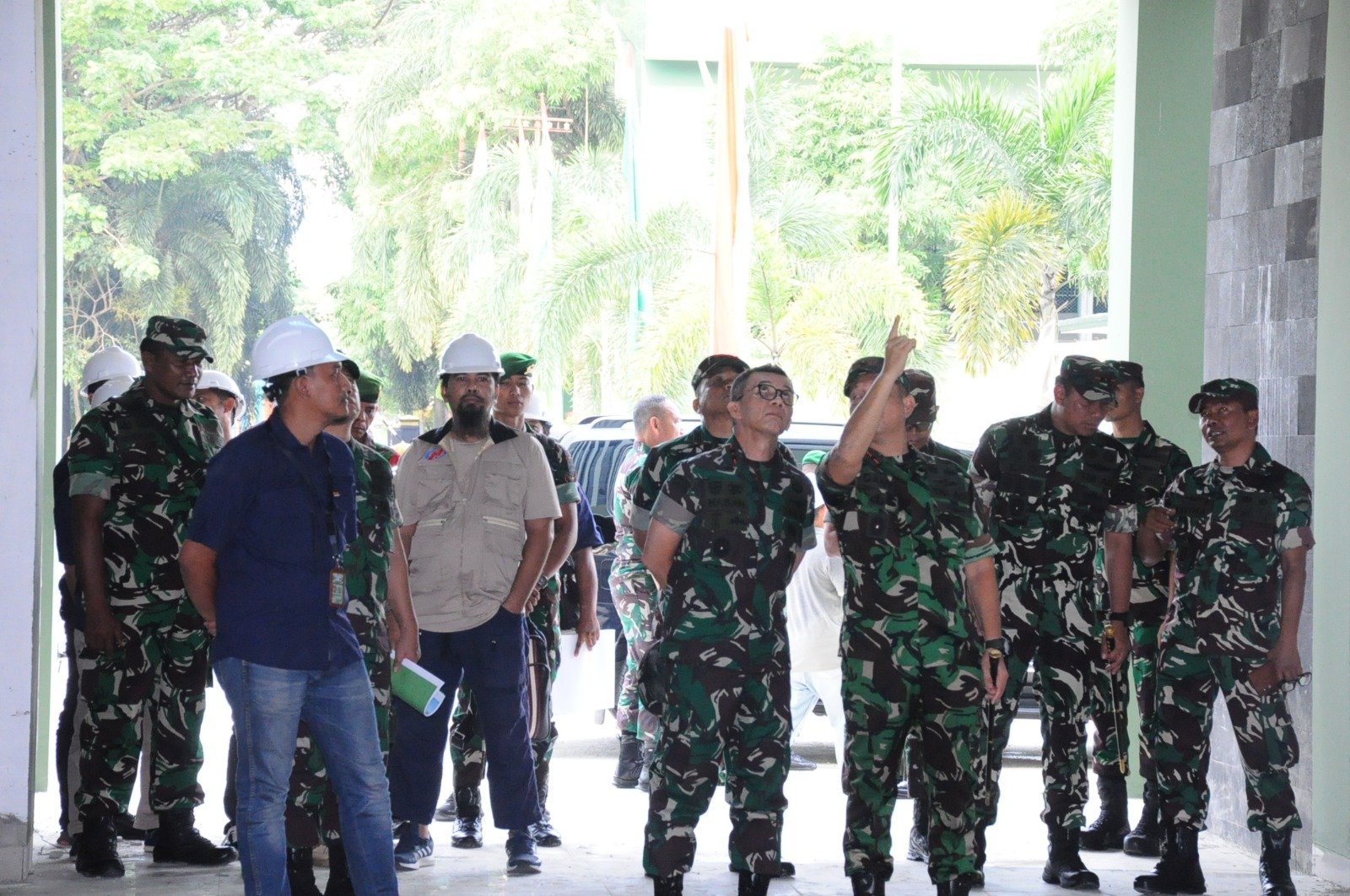 Kunker Perdana ke Riau, Pangdam I/BB Tinjau Progres Pembangunan Markas Korem 031/WB