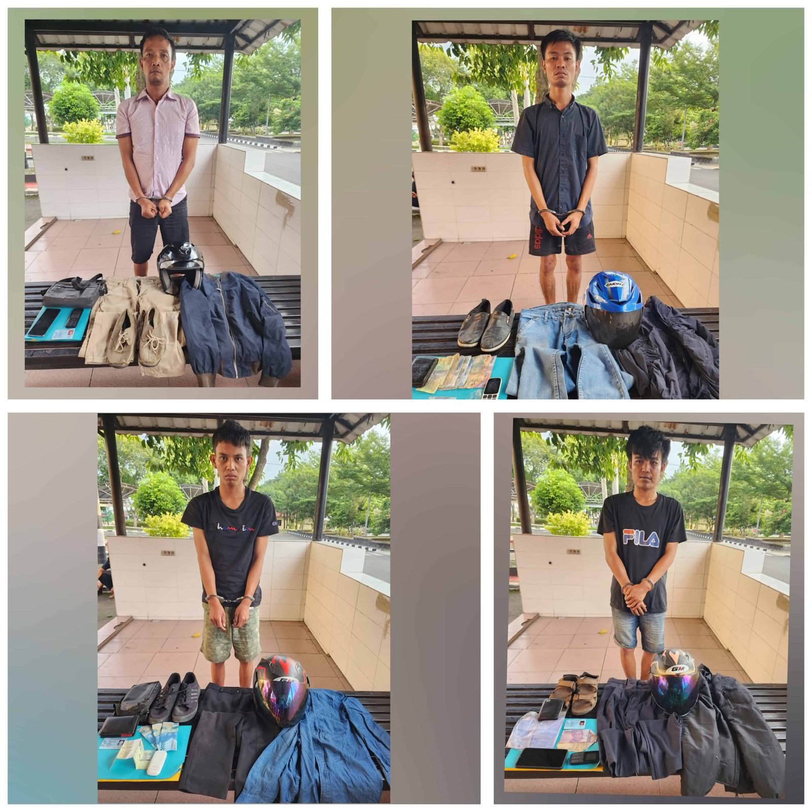 Polda Sumut Ringkus 4 Perampok Nasabah Bank Antarprovinsi, Ini Tampangnya