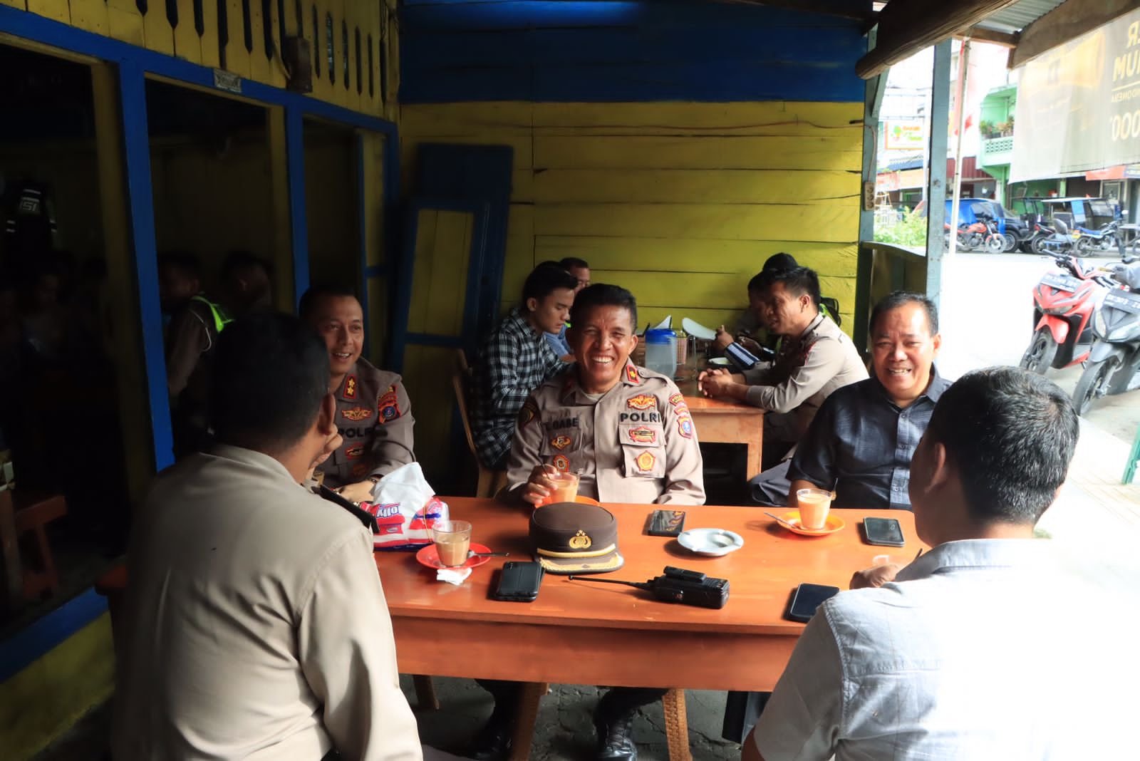 Coffee Morning Bersama Jajaran, Ini Pesan Kapolres Samosir