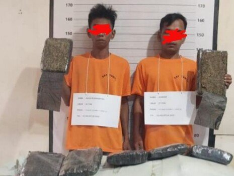 Dua Kurir Gagal Edarkan 133 Kg Ganja di Medan