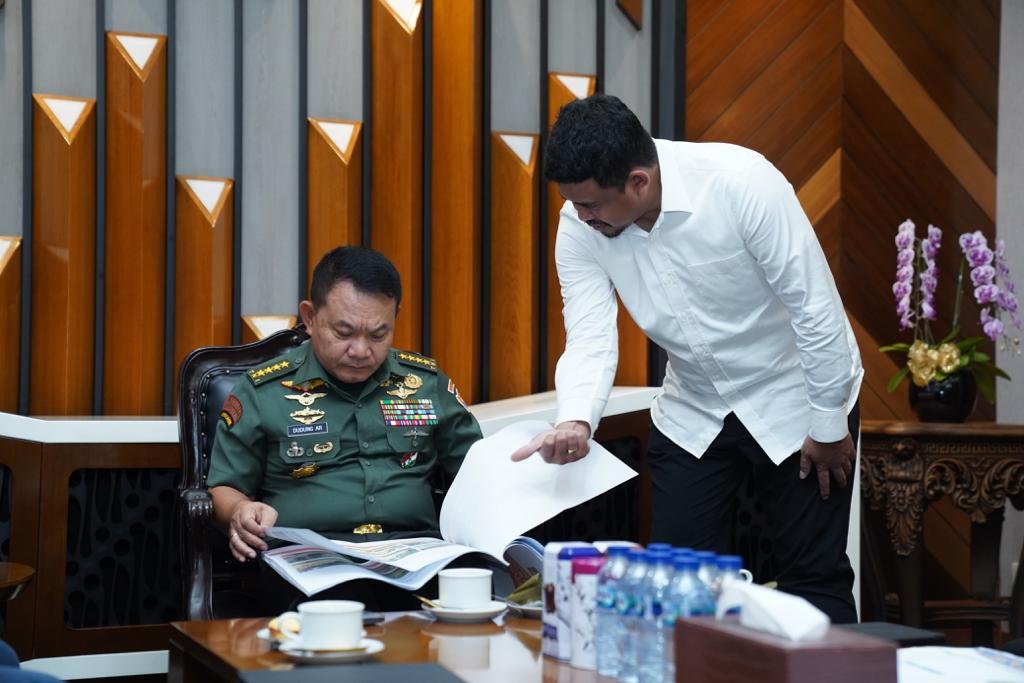 Bobby Nasution Dapat Dukungan Penuh KSAD untuk Normalisasi Sungai Deli